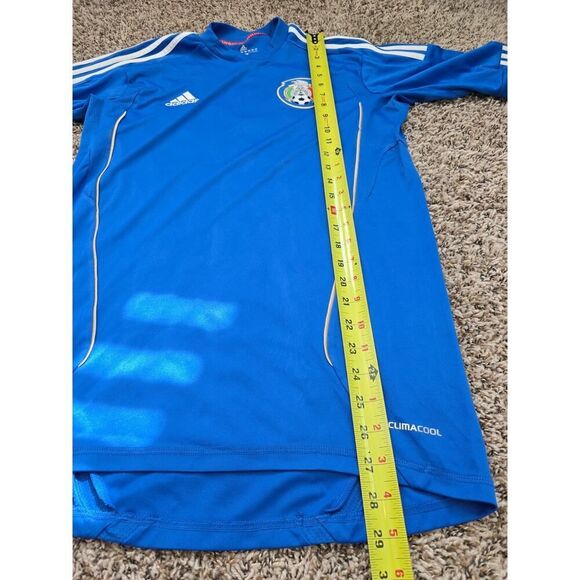 Mexico 2011-12 Goalkeeper Jersey Adidas Long Sleeve Blue Soccer Shirt Sz S Retro - Picture 9 of 11